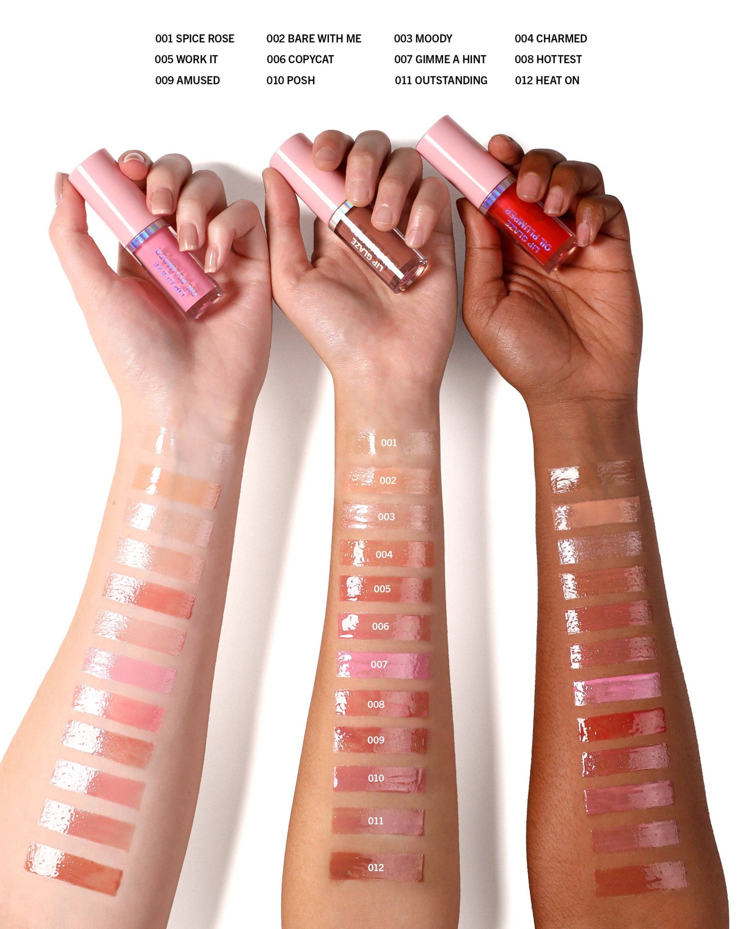 Lip Glaze Oil Plumper - Spicy Rose