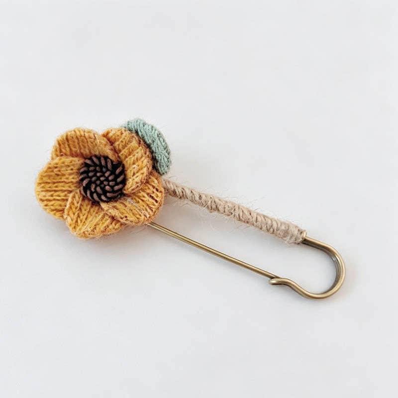 Forest Flower Scarf Brooch