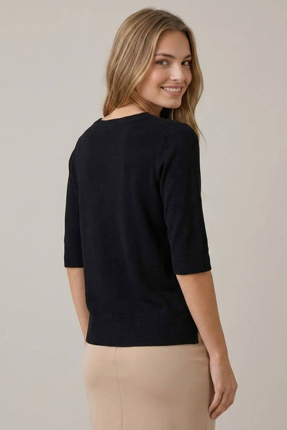 Short Sleeve Knit Top