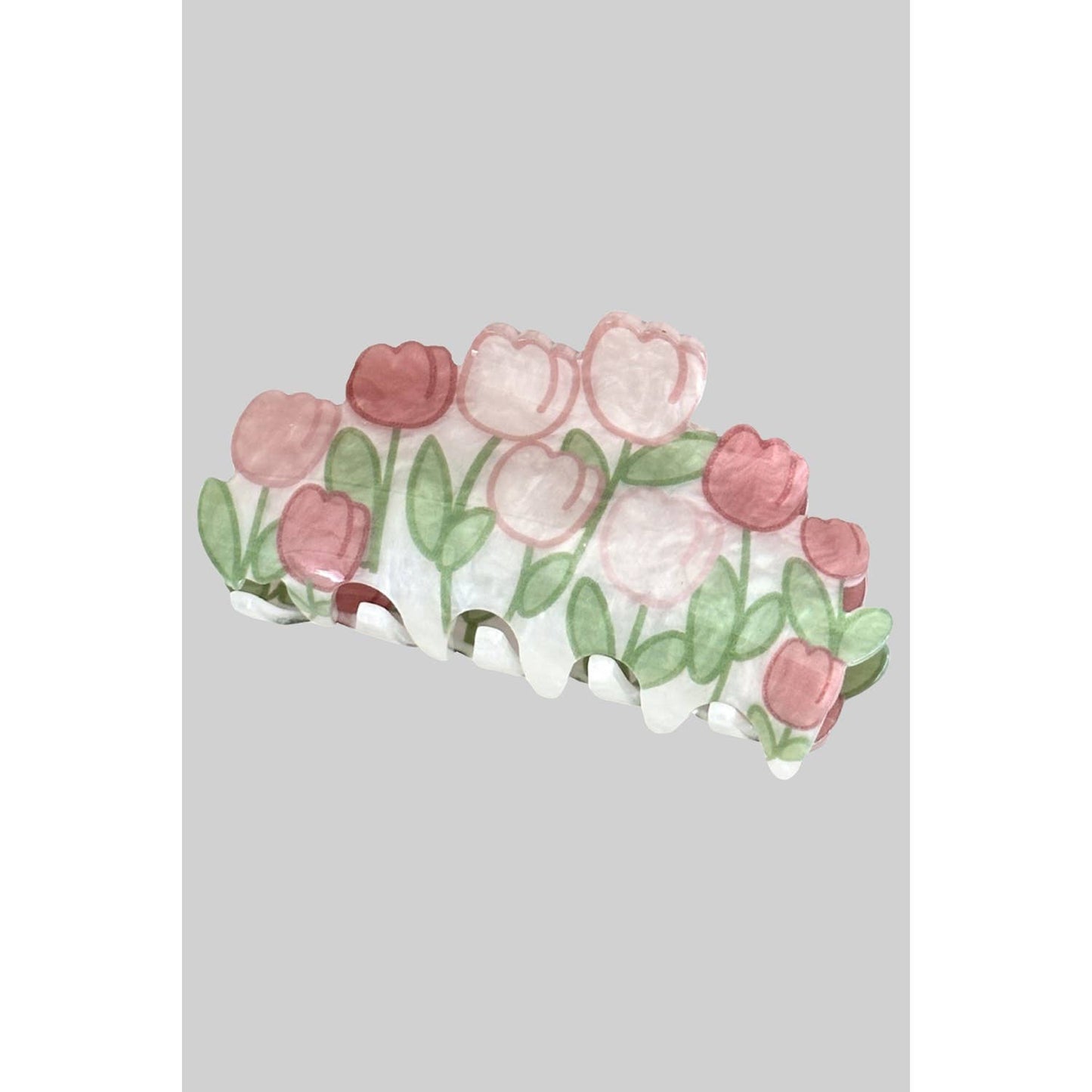 Marbled Tulip Hair Claw