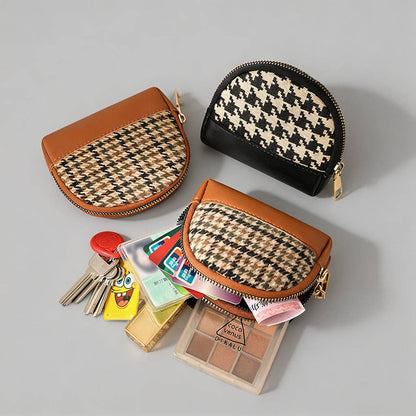 Plaid Mini Pouch