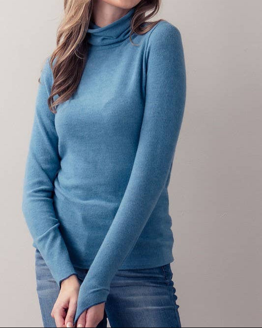 Solid Color Turtle Neck