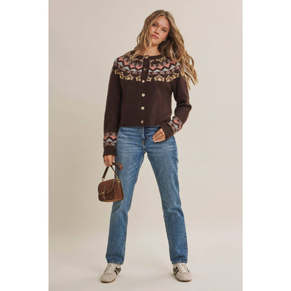 Fireside Nordic Inspired Cardigan Sweater