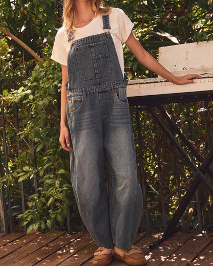 Vintage Wash Denim Overall