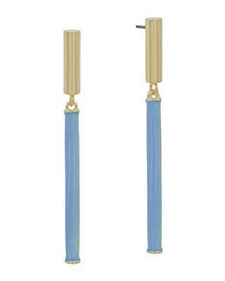 Stacy Light Blue Drop Earrings