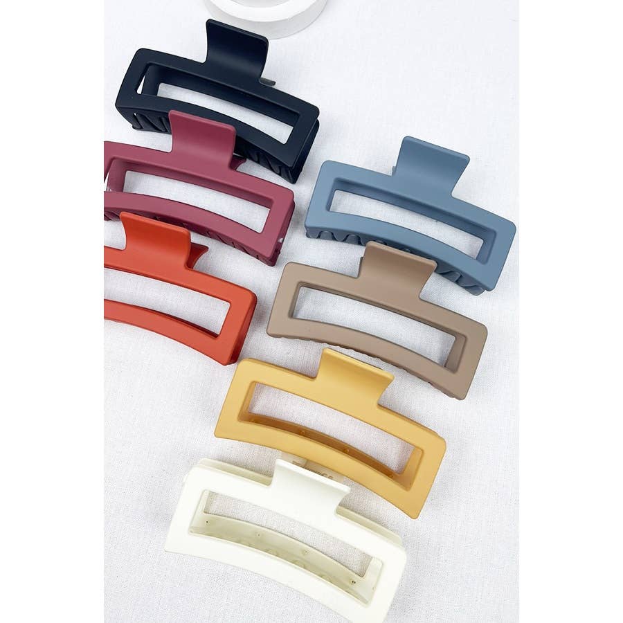 Fall Shades Jumbo Matte Hair Claw Clip