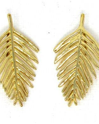 Gold Leaf Earrings