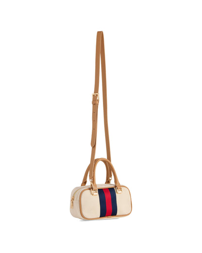 Preppy Stripe Cross Body Bag