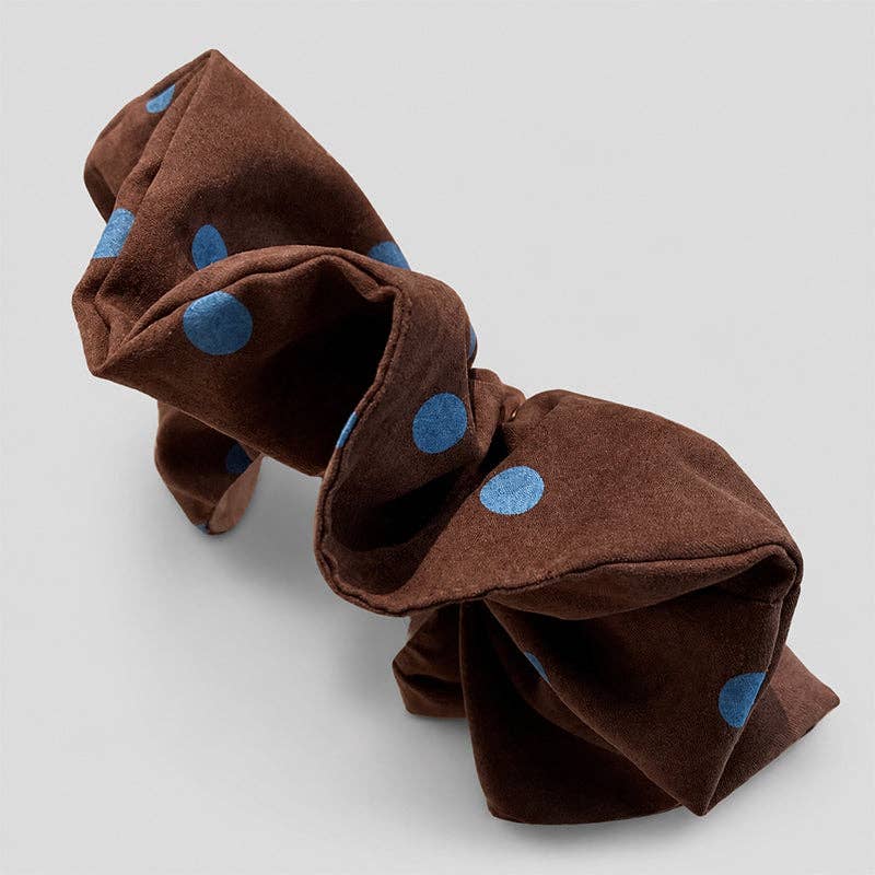 Oversized Polka Dot Hair Scrunchie
