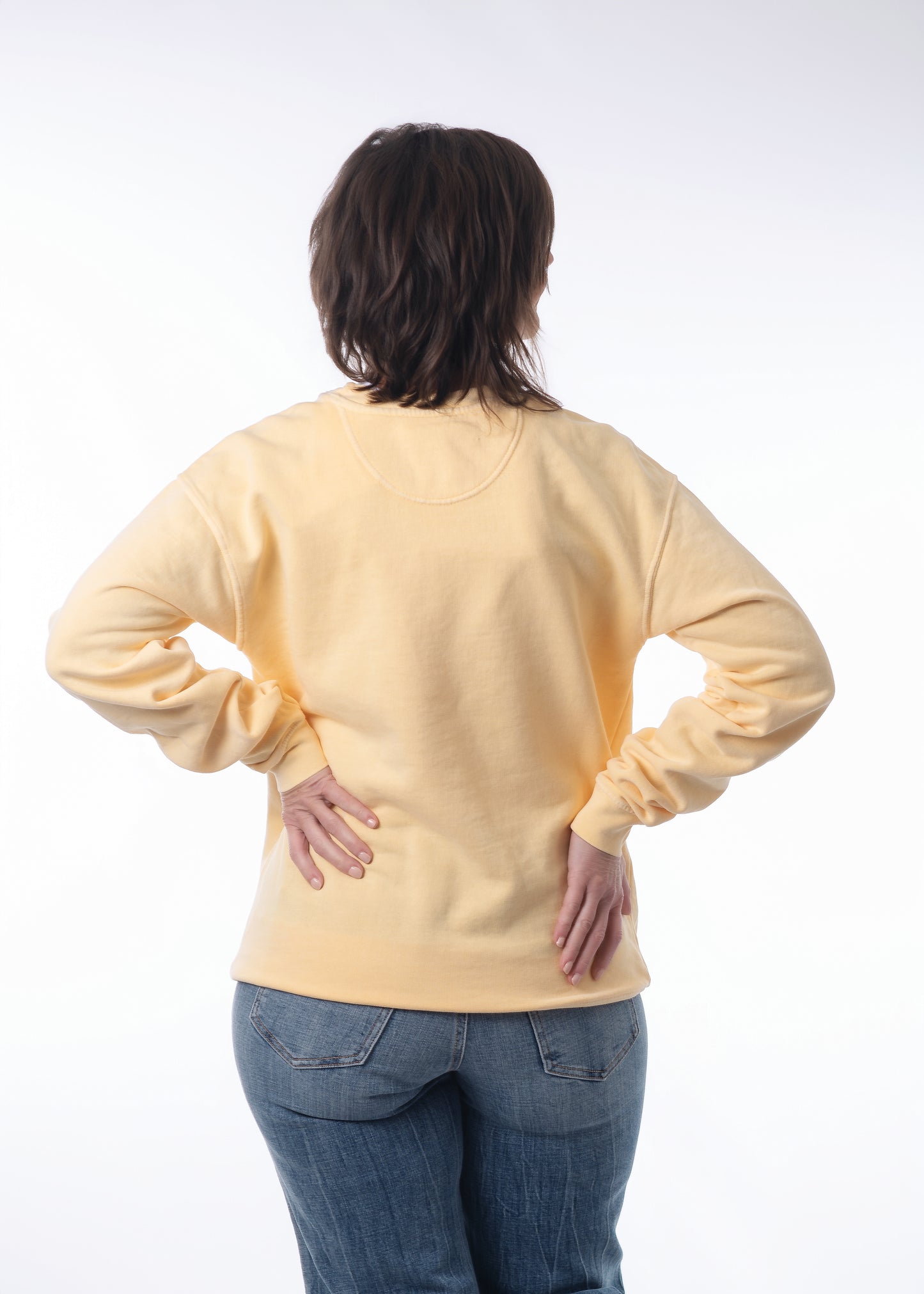 Butter Yellow Tulip Time Windmill Sweatshirt