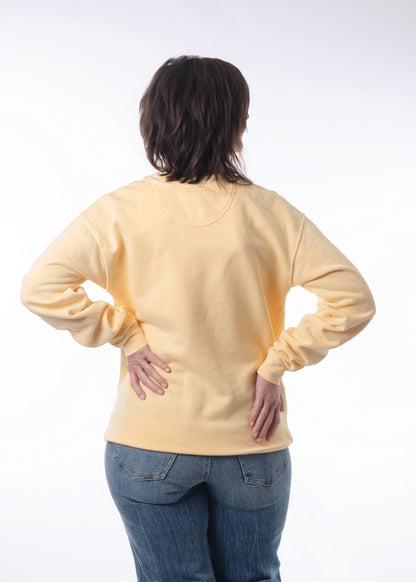 Butter Yellow Tulip Time Windmill Sweatshirt