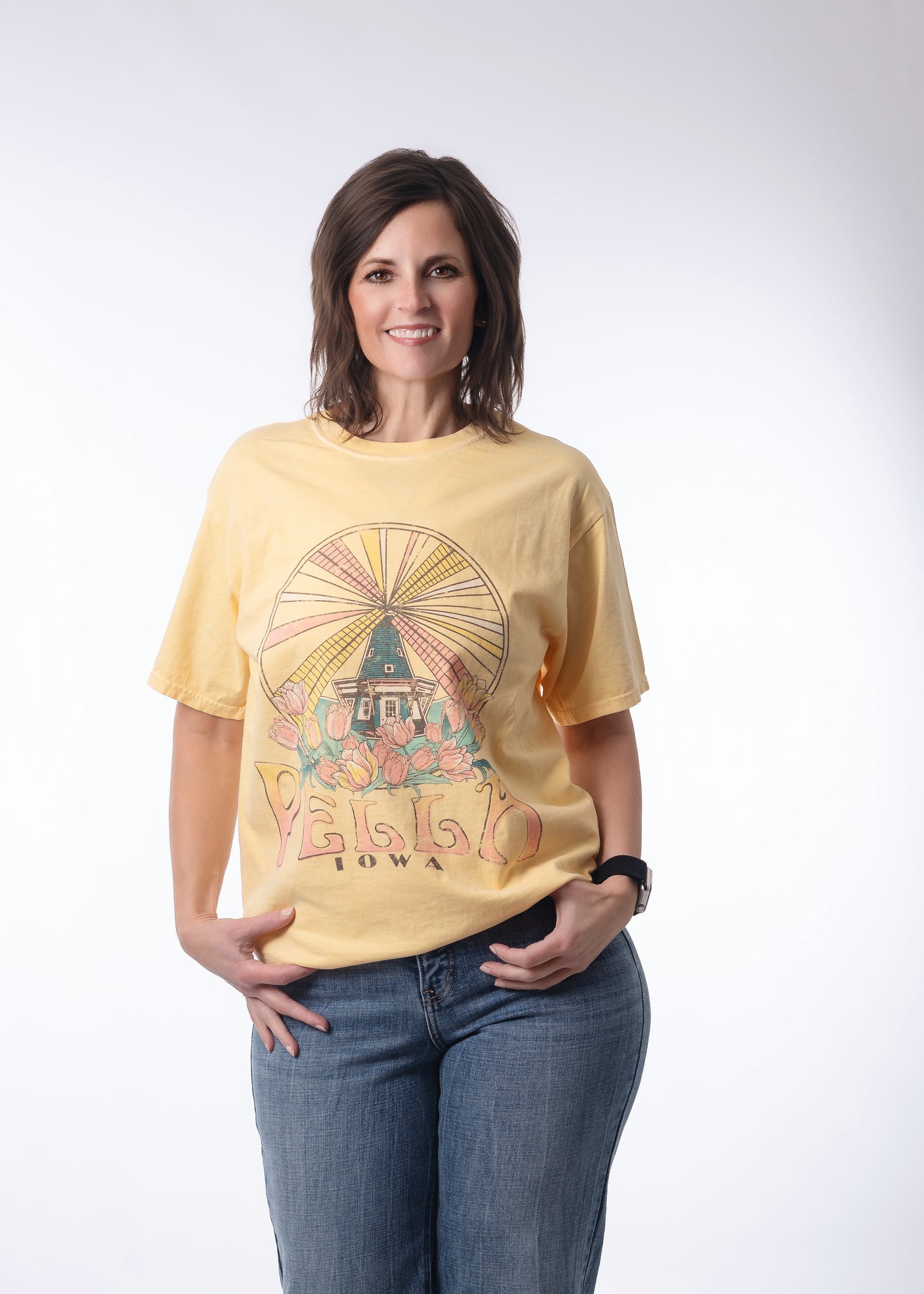 Butter Yellow Windmill T-Shirt