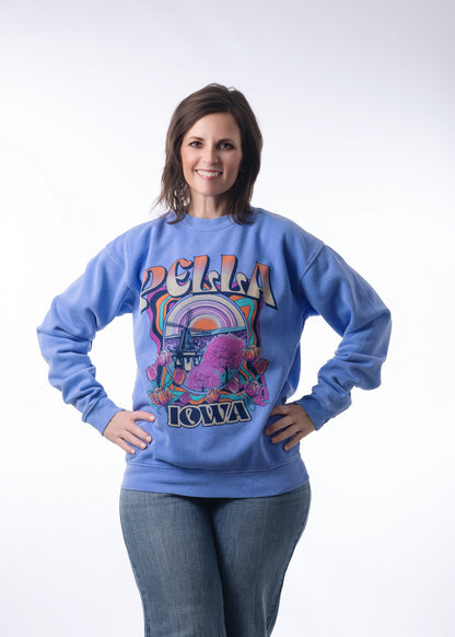 Periwinkle Purple Tulip Time Sweatshirt