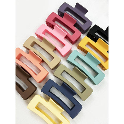 Large Cut Out Rectangle Hair Claw