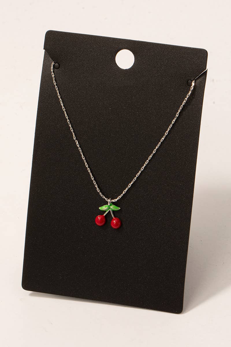 Cherry Pendant Necklace