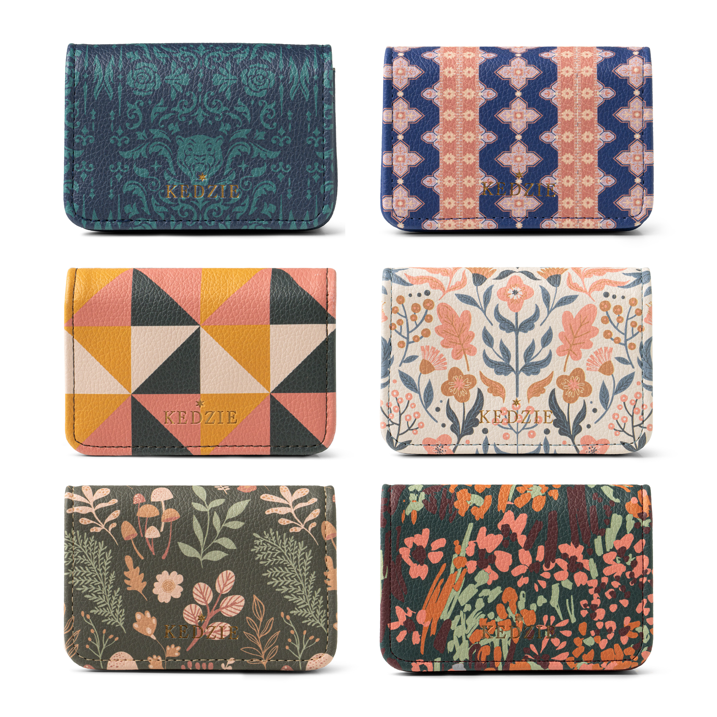 Kedzie Essentials Only Cash & Card Wallet Assortment