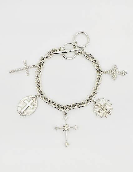 Gama Silver Charm Bracelet