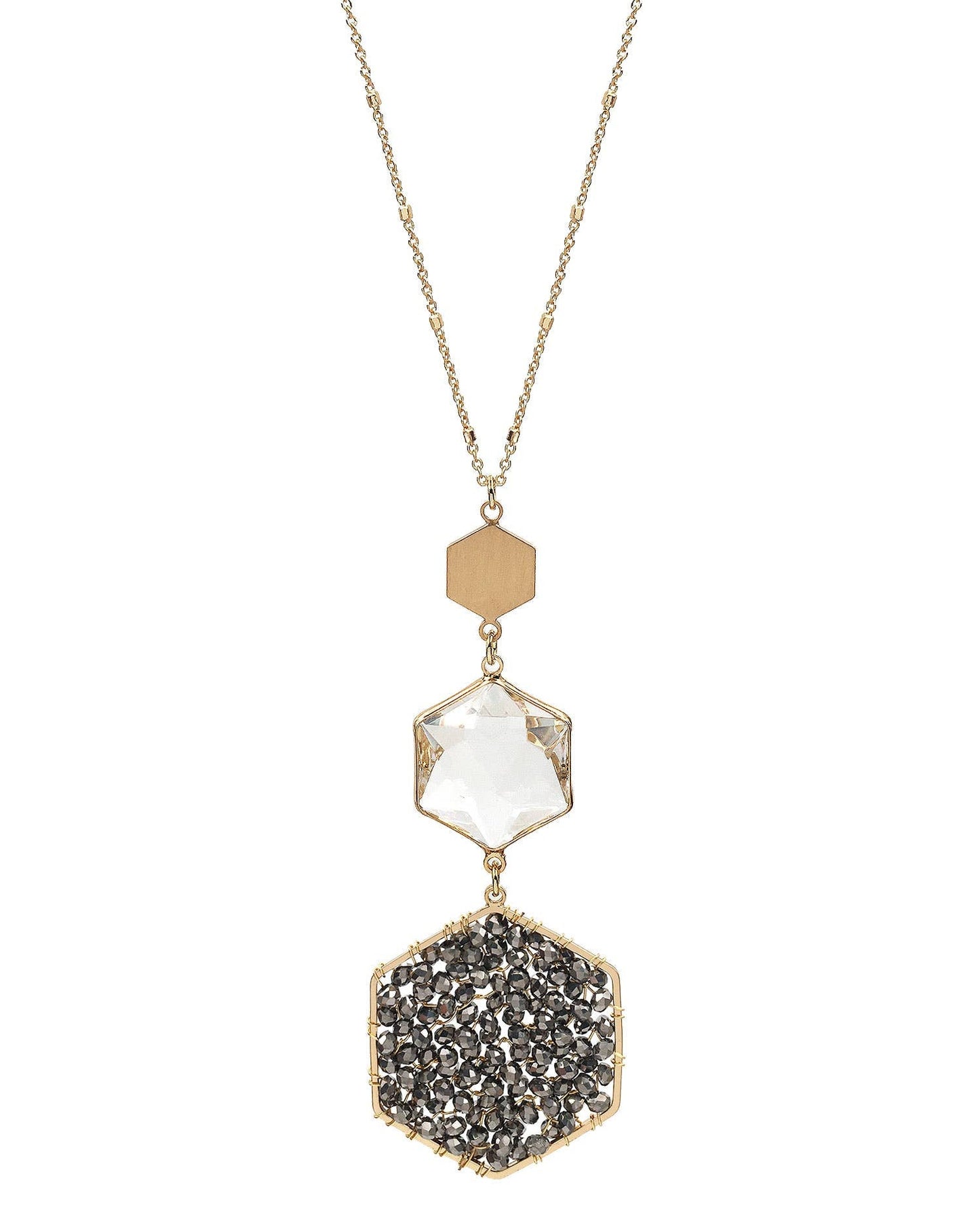 Deni Gold Hematite Necklace