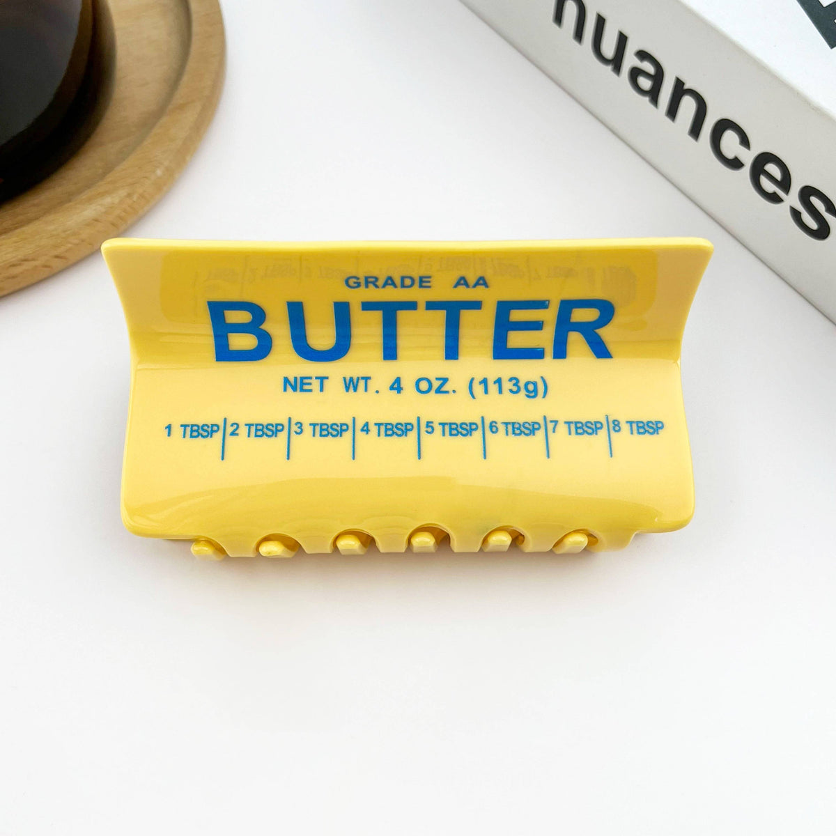 Butter Shaped Hair Claw Clip