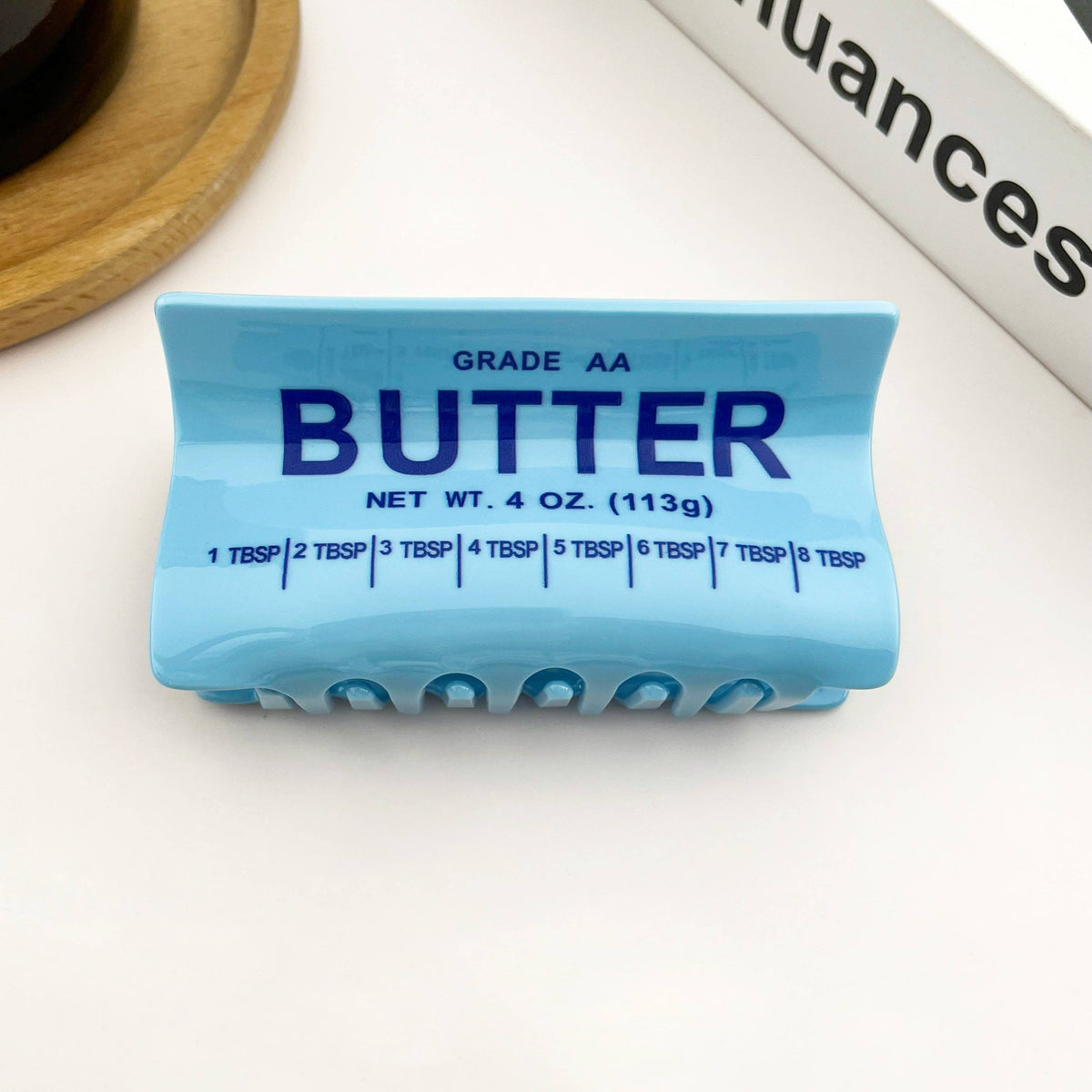 Butter Shaped Hair Claw Clip