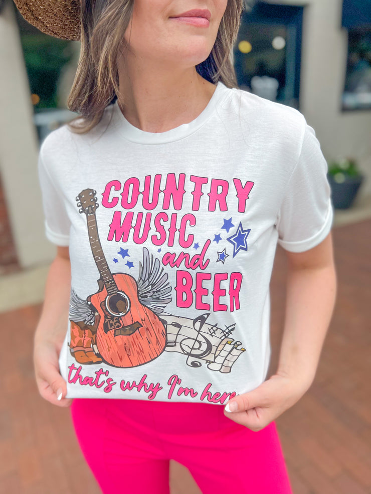 Country & Beer Graphic Tee