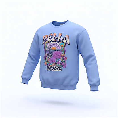 Periwinkle Purple Tulip Time Sweatshirt