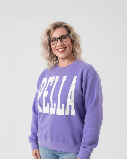PELLA Tall Script Crewneck Sweatshirt