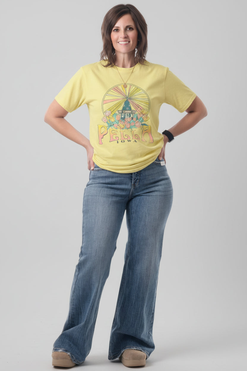 Butter Yellow Windmill T-Shirt