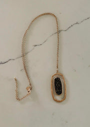 Chocolate Crystals Necklace