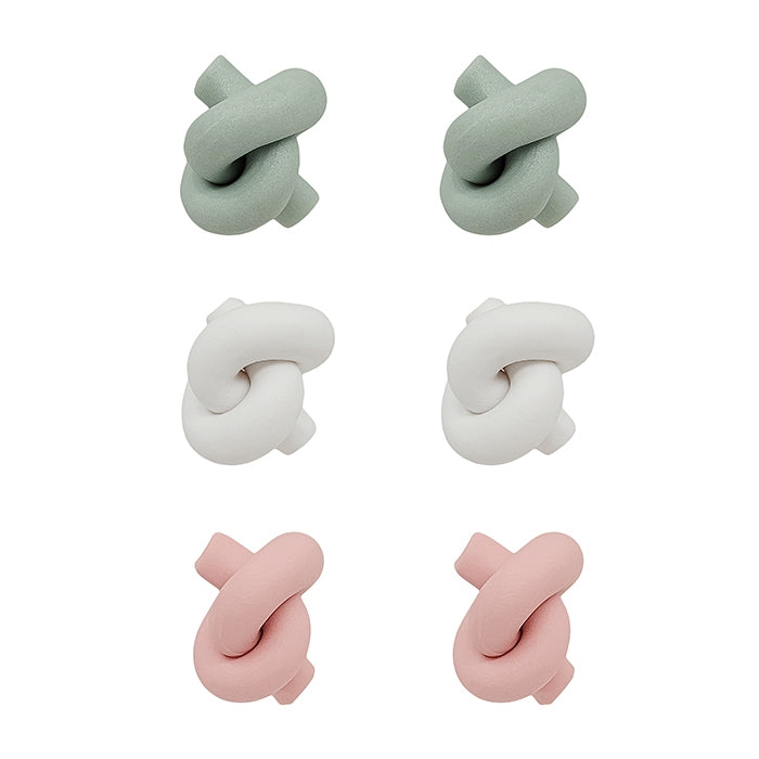 Clay Knot Earrings
