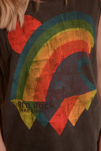 Rainbow Wave Red Rock Tank S-2X