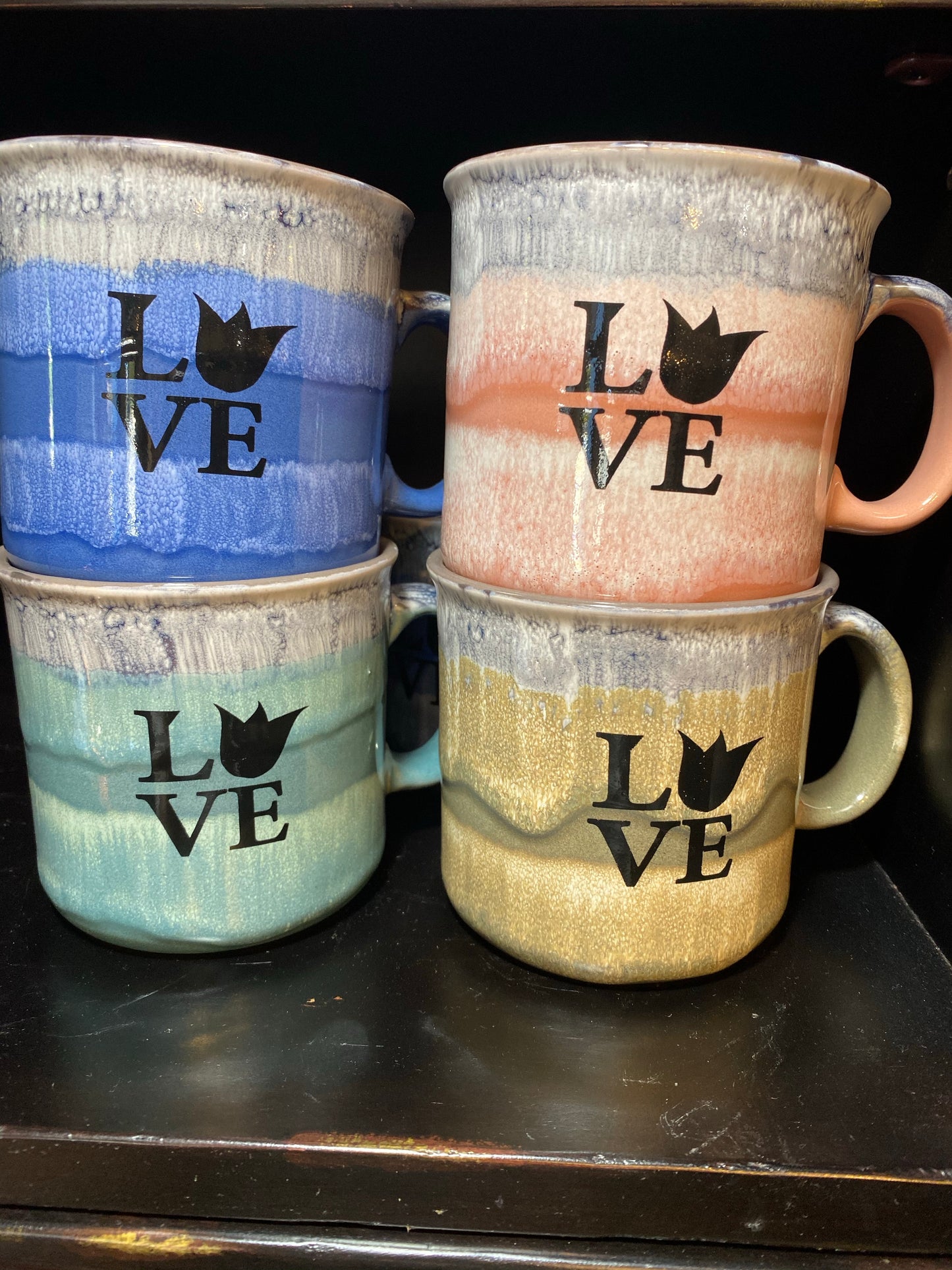 Color Block Glaze Mug