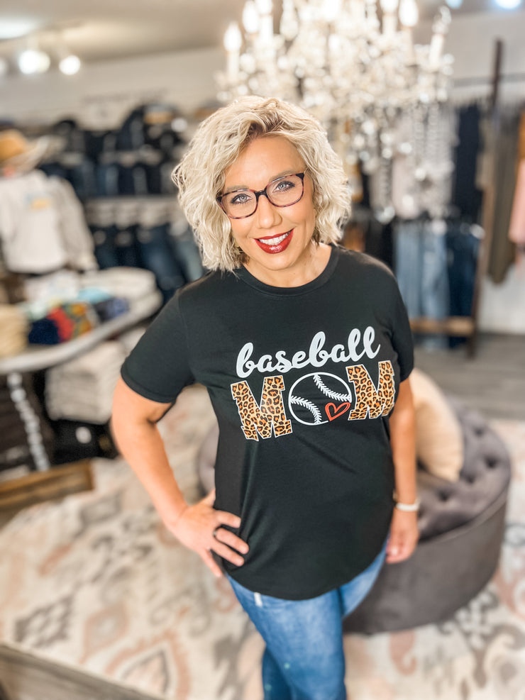 Baseball Mom Graphic Tee