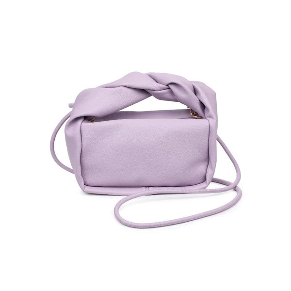 Lilac Braided Handle Handbag