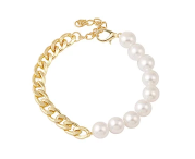 Pearl Cable Chain Bracelet