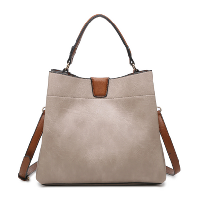 Warm Grey Satchel