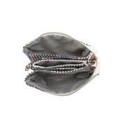 Red Tri-Zip Crossbody/Wristlet